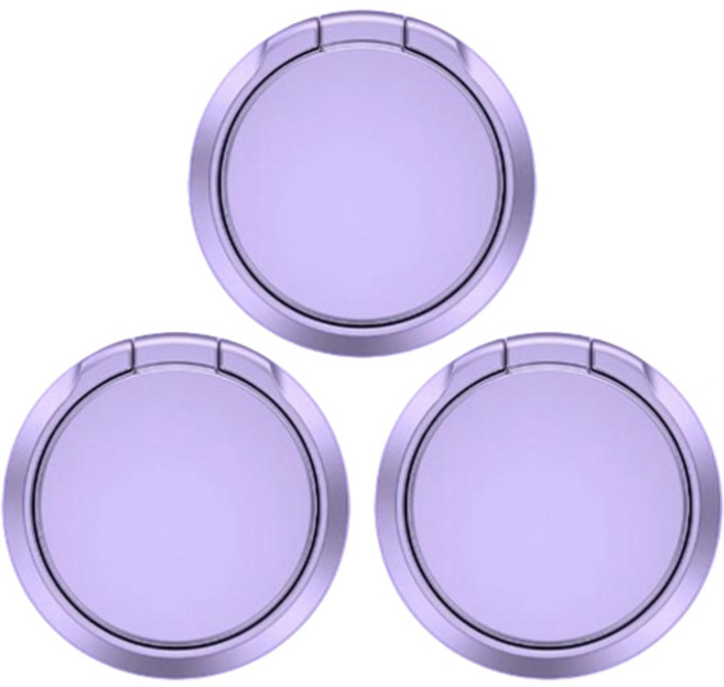 심플 파스텔 스마트링, 퍼플, 3개