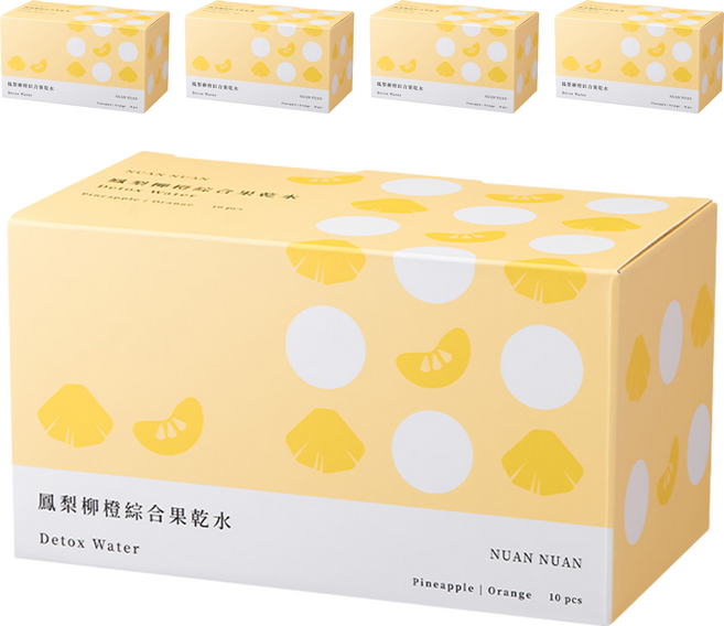 暖暖純手作 鳳梨柳橙綜合果乾水 10包, 150g, 5盒