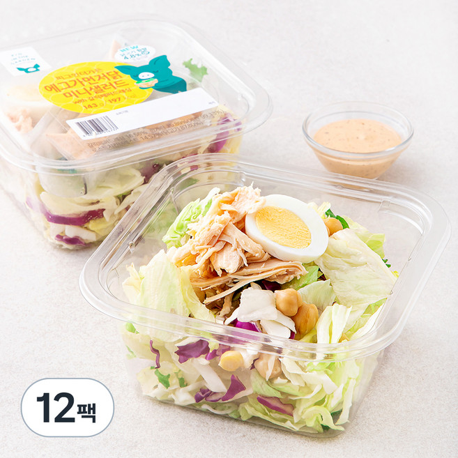 피그인더가든 에그가먼저닭 미니샐러드, 143g, 12팩