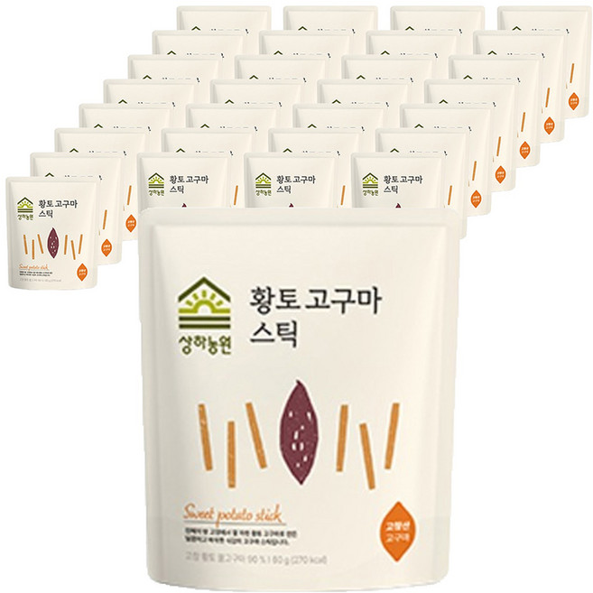 상하농원 고창 황토고구마 스틱, 60g, 30개