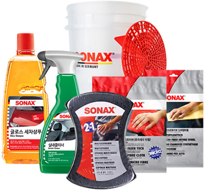 소낙스 셀프 세차용품 7종 세트, 1세트