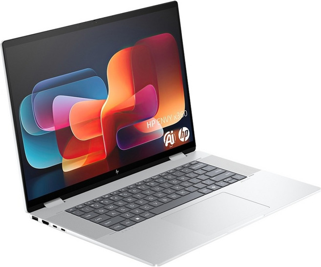 hp 惠普 ENVY x360 2.8K OLED觸控筆電 16吋 Core Ultra 7 155U, 冰河銀, 16‑ac0018TU, 1TB Gen4 SSD, 32GB LPDDR5, WIN11 Home