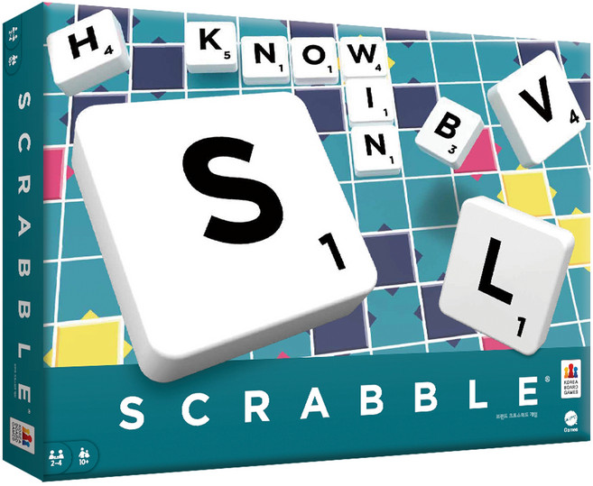 스크래블 두뇌트레이닝게임, 혼합색상, 1개