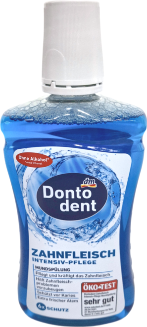dm Dontodent護齦漱口水 Set 3罐, 500ml, 3瓶