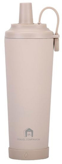 7822 Shop 生活選物 旅伴磁吸珍奶杯, 奶茶色, 830ml, 1個