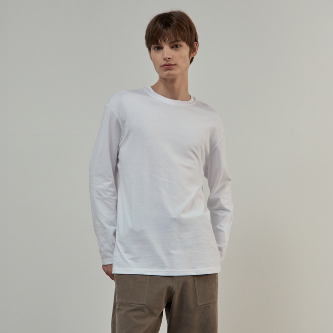 마인드브릿지 남녀공용 베이직긴팔 티셔츠 MXTS0151