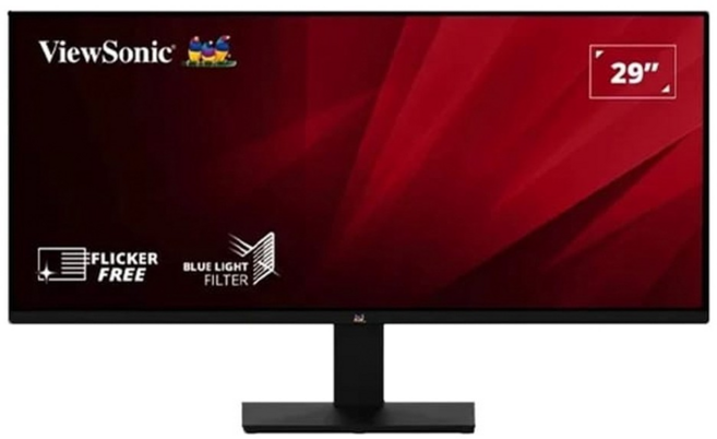ViewSonic 優派 29" Flicker Free Blue Light Filter 顯示器 21:9 VA 黑色 VA2932-MHD