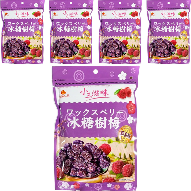 Chiao-E 巧益 小三滋味 冰糖樹梅, 170g, 5包