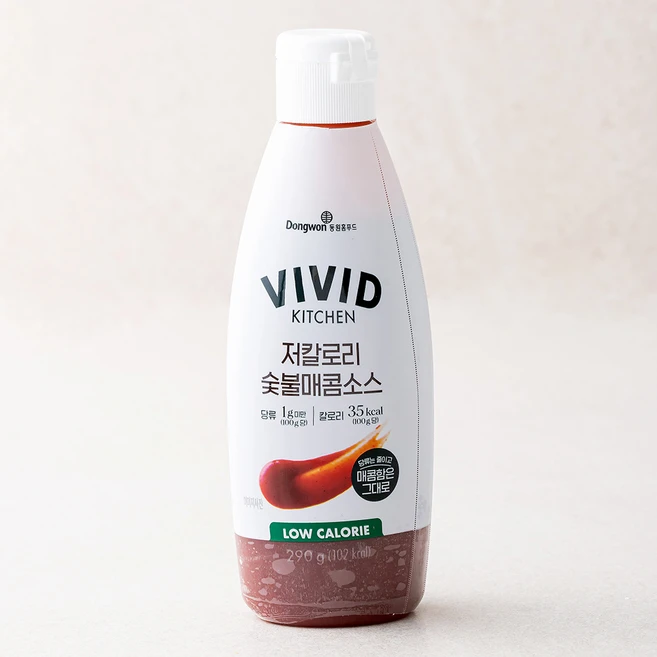 비비드키친 저칼로리 숯불매콤 소스, 290g, 1개 - 쿠팡