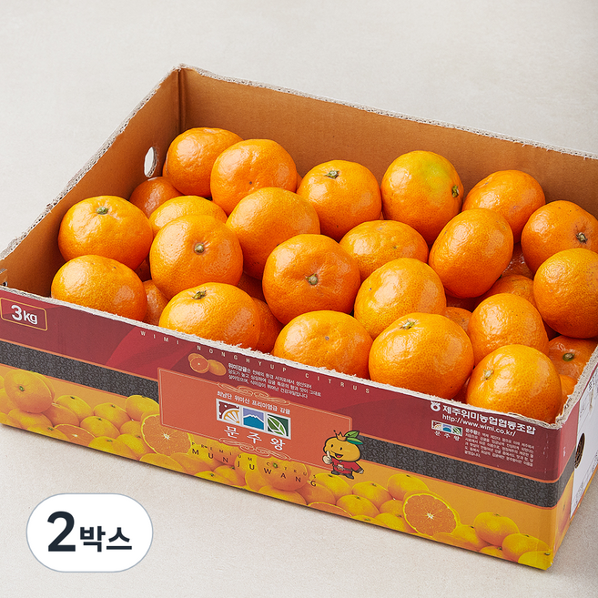 탑문주왕 당도선별 11brix 감귤, 3kg(로열과), 2박스