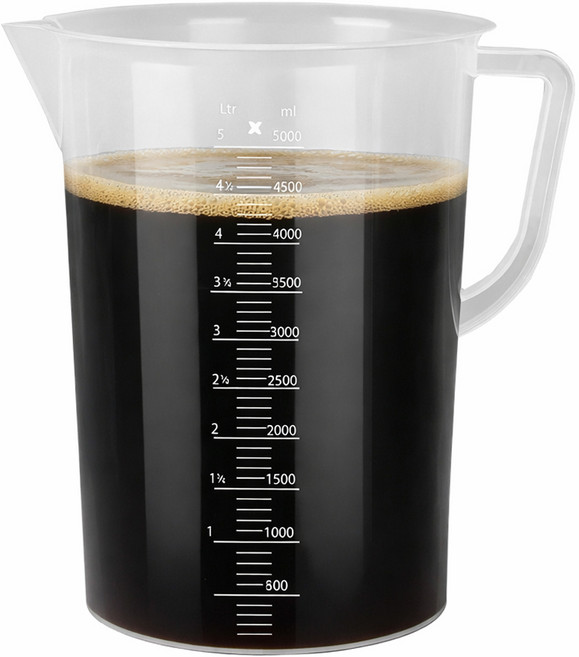 27리빙 튼튼한 플라스틱 비커 5L, 1개