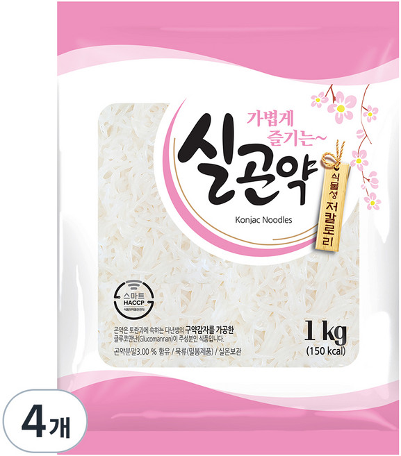 한성기업 실곤약, 1kg, 4개