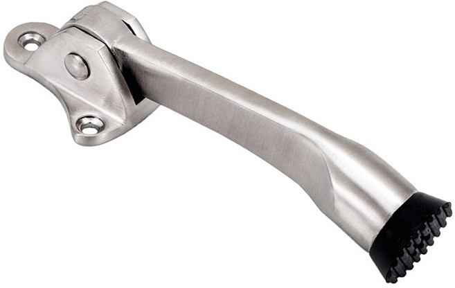 바른 현관 기본형 도어스토퍼, 실버, 1개