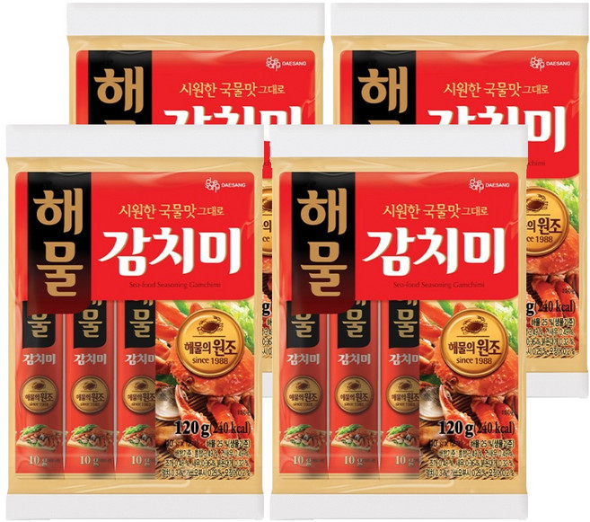 대상 해물 감치미, 4개, 120g