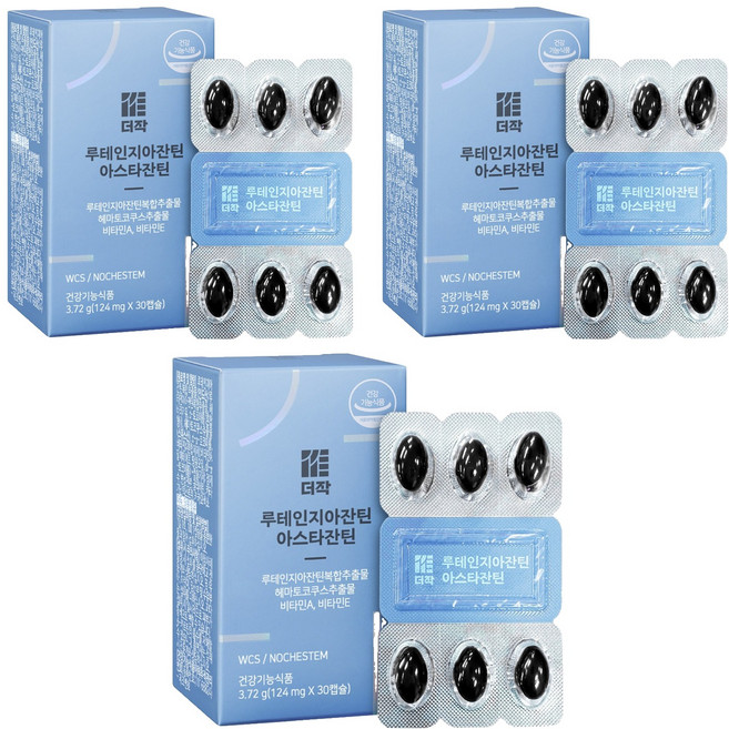 더작 루테인지아잔틴 아스타잔틴, 30정, 3개