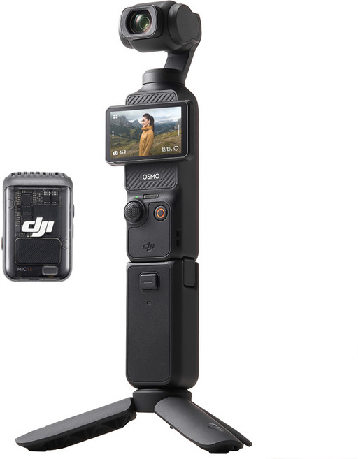 DJI 오즈모 포켓 3 크리에이터 콤보 액션캠, PP-101, 딥블랙