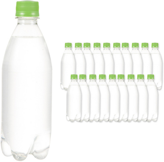 탐사 스파클링 그린애플 무라벨, 20개, 500ml