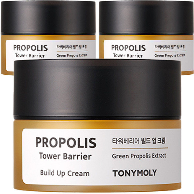 토니모리 프로폴리스 타워베리어 빌드업 크림, 50ml, 3개