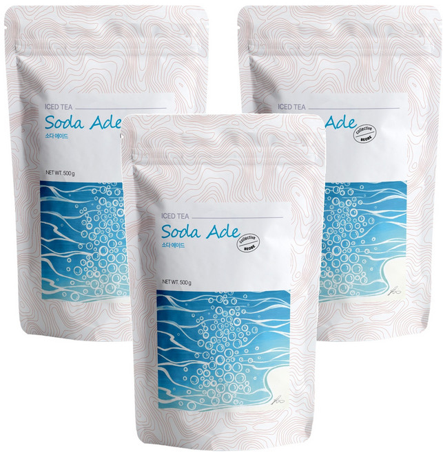 베오베 소다에이드 파우더, 1개입, 3개, 500g