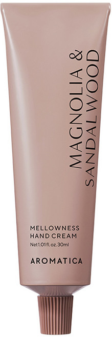 AROMATICA 柔潤護手霜 木蘭&檀香, 1個, 30ml