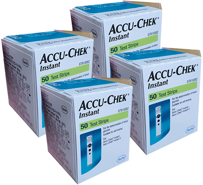 아큐첵 인스턴트 혈당검사지, 4개, 50개입