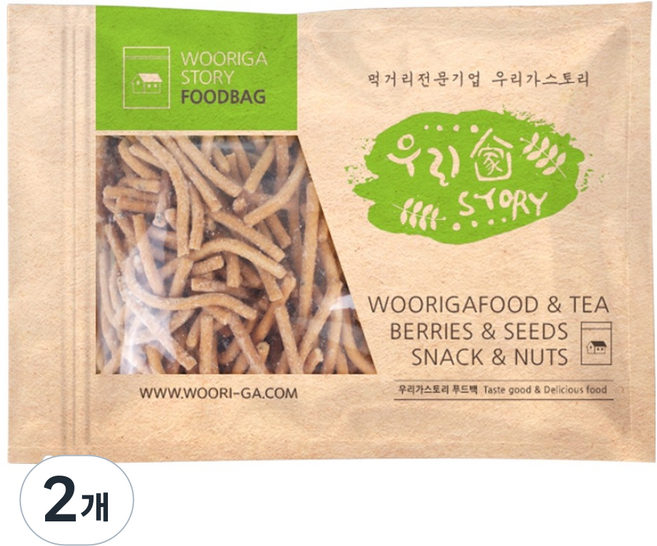 wooriga. 麵條豆腐餅乾 洋蔥口味, 500g, 2個