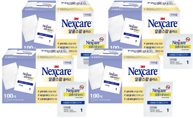 넥스케어 알콜스왑 플러스, 4개