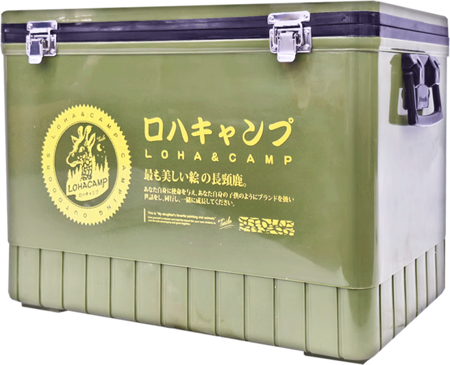 LOHACAMP 樂活不露 風格保冷桶 RD-480, 軍綠色, 36L