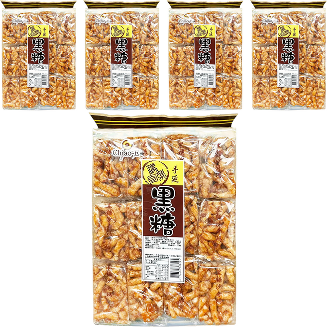 Chiao-E 巧益 黑糖沙琪瑪, 300g, 5袋