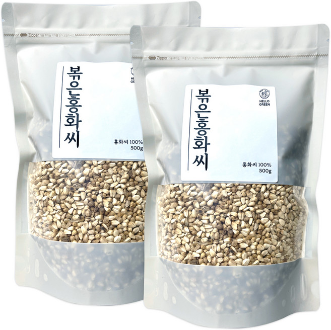 Hello Green 炒紅花籽, 500g, 2個