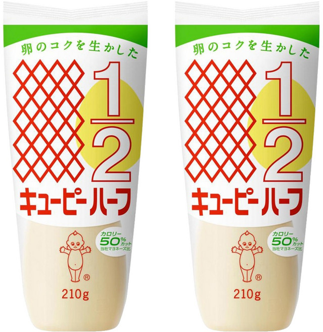 큐피 하프 마요네즈, 210g, 2개