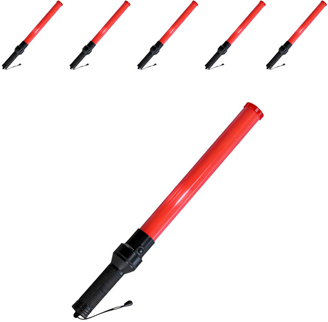 안전신호봉 540, 6개, 레드