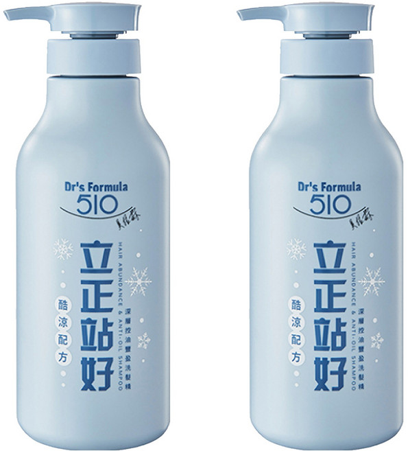 台塑生醫 Dr's Formula 立正站好洗髮精 酷涼, 600g, 2瓶