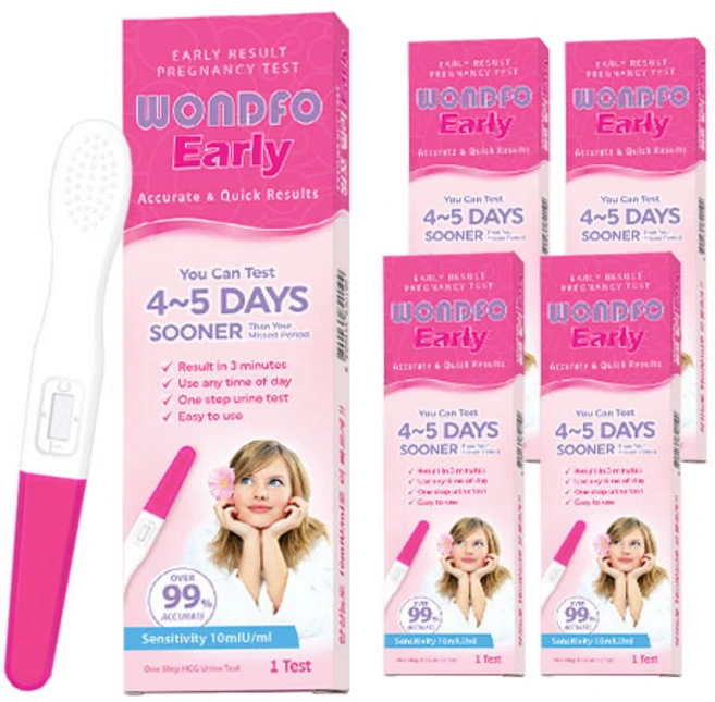 원포 얼리 임신테스트기, 1개입, 5개 - 쿠팡