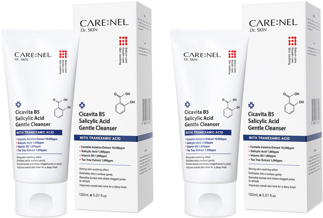 까레넬 시카비타 비파이브 살리실산 젠들 클렌저, 2개, 150ml