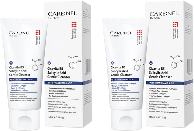 까레넬 시카비타 비파이브 살리실산 젠들 클렌저, 2개, 150ml - 쿠팡