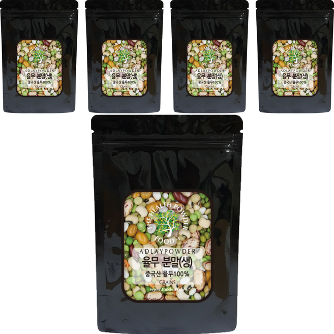 스쿨아이 중국산 생 율무 분말, 200g, 5개