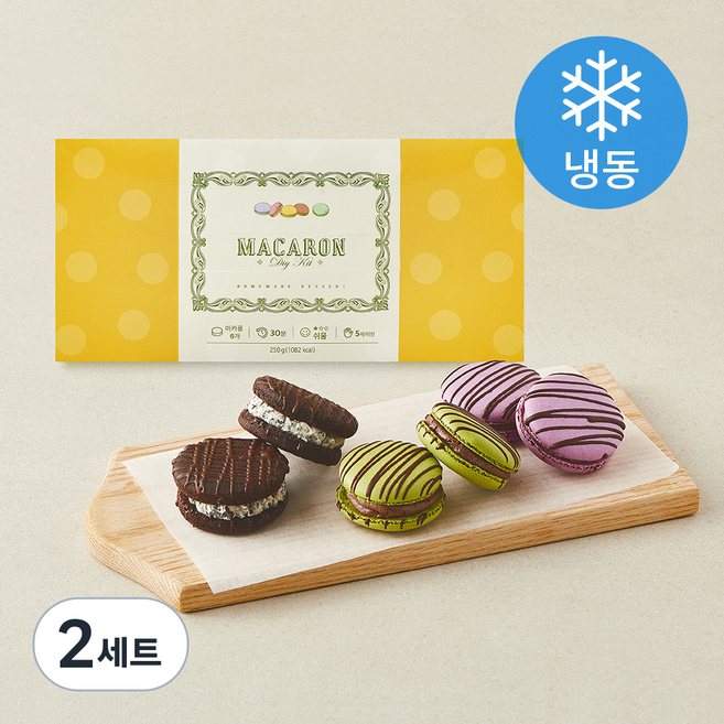 NEW! 우리아이 빅 마카롱 만들기 6종 세트 250g (냉동), 2세트