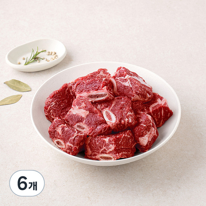 호주산 찜갈비 (냉장), 1kg, 6개