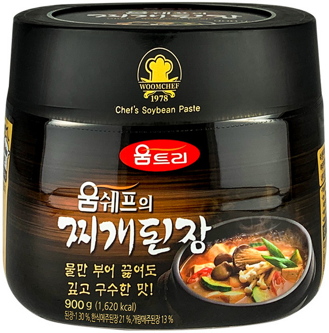 WOOMTREE Um Chef的燉湯大醬, 900g, 1個