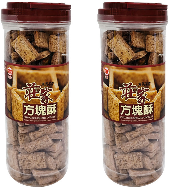 莊家 黑糖方塊酥, 430g, 2罐