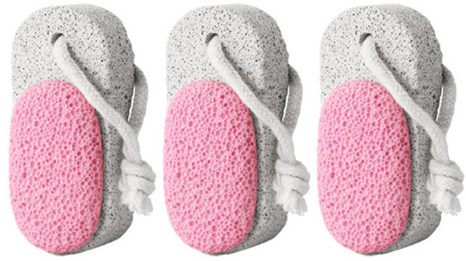 에프쓰리시스템즈 세라믹 앤 퍼미스 양면 스톤 발각질제거, 3개, 15g