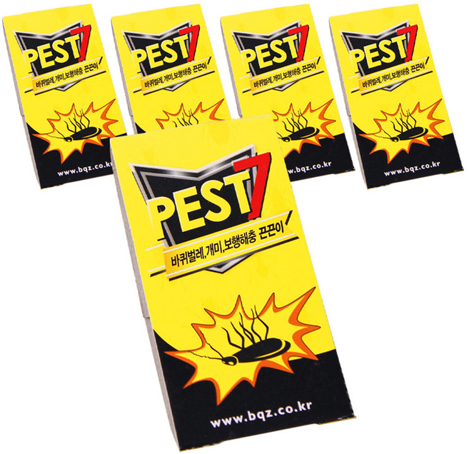 페스트세븐 바퀴벌레 끈끈이 4p, 5개