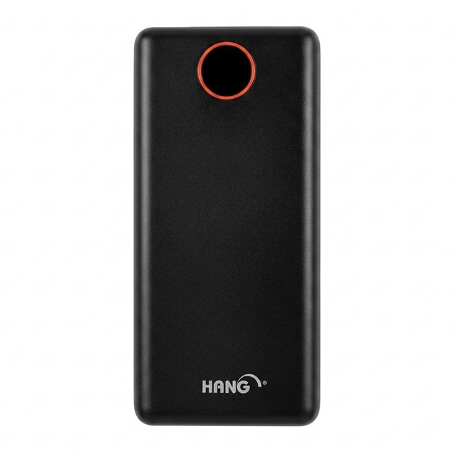 HANG 液晶顯示PD + QC4.0雙向快充行動電源 40000mAh超大電容量, PD4, 黑色