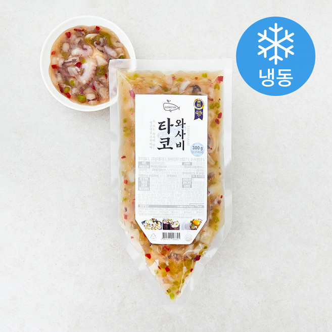 고래미 타코와사비 (냉동), 300g, 1개