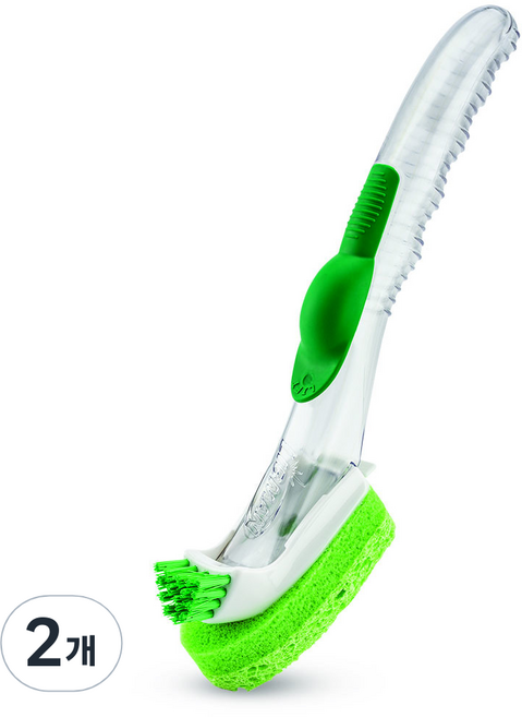 Libman 부드러운 버블 청소 스틱 & 솔, 그린, 2개