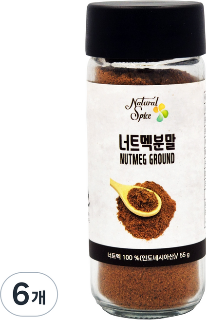 Natural Spice 肉荳蔻粉, 55g, 6個