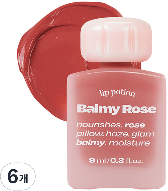 얼터너티브스테레오 립 포션 바미로즈 립틴트, 05 피치 브륄레, 6개