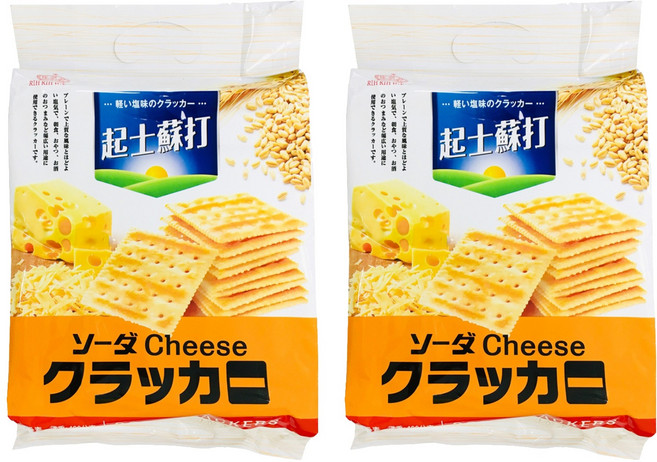 日日旺 起士蘇打餅乾 奶素, 400g, 2包