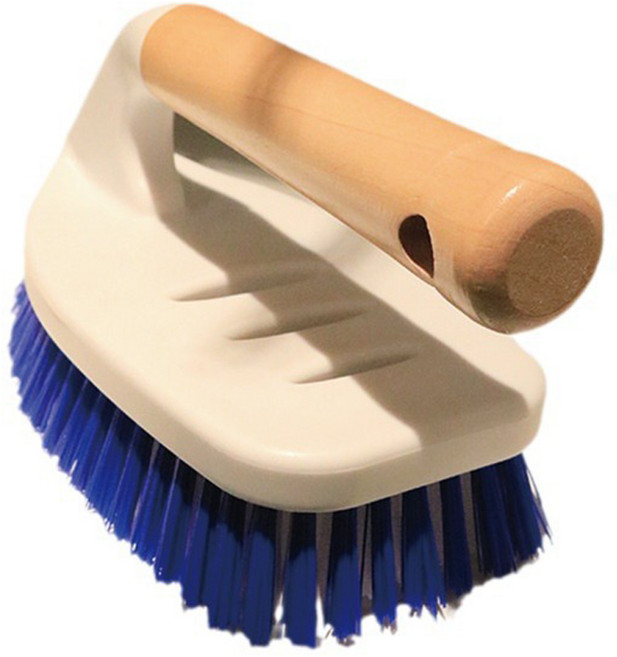 다호가토 원목 주방 욕실 청소용 브러쉬, 흰색, 1개